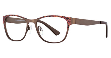 Easyclip Eyeglasses EC288 S.Brw&Blk&Red&Orange/10