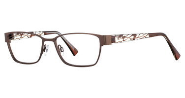 Easyclip Eyeglasses EC292 Stnbrown/Clear&Brown/10