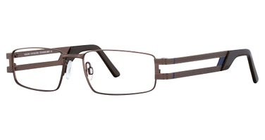 Takumi Eyeglasses TK917 Satin Brown & Navy/10