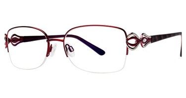 Modern Art Eyeglasses A358 burgundy