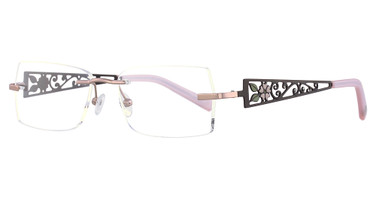 Encore Vision Eyeglasses Forget-Me-Not Pink/Black