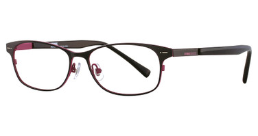 Abba Optical Eyeglasses IRONIC ICONIC IN1005 Matte Black/Violet/C1