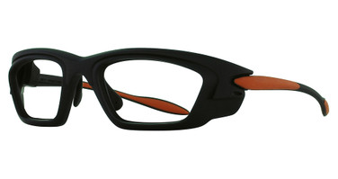 Hudson Optical Eyeglasses H1 Black with Orange