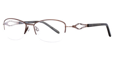 Easyclip Eyeglasses EC327 Satin Brown/10