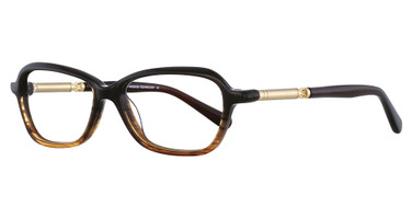 Easyclip Eyeglasses EC336 Gradbrown/Gold&Dkbrown/10