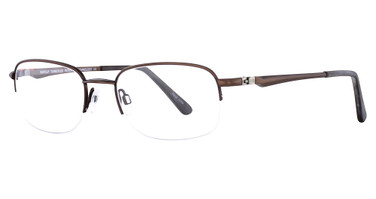 Easyclip Eyeglasses EC338 Satin Brown/10