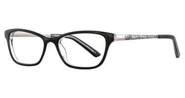 Vavoom/Vivian Morgan Eyeglasses 8045 Black/Crystal