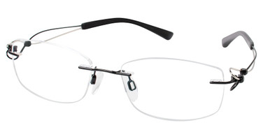 Line Art Eyeglasses XL 2063 Black/BK