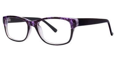 Modern Plastics I Eyeglasses Floral purple/black