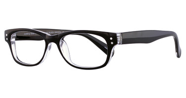Looking Glass Eyeglasses 1058 BLACK/CRYSTAL