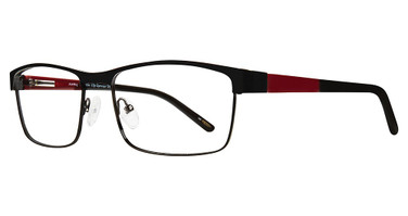 AirMag Eyeglasses AIRMAG A6244 Black/Red/C1