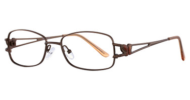 Elan Collection Eyeglasses 3404 Light Brown