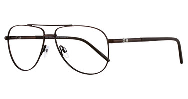 Easyclip Eyeglasses EC344 Satin Dark Brown/10