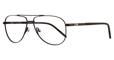 Easyclip Eyeglasses EC344 Satin Dark Brown/10