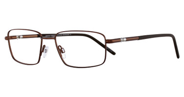 Easyclip Eyeglasses EC346 Satin Dark Brown/10