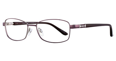 Easyclip Eyeglasses EC354 Drkpinkred&Silv/Drkpkred/30