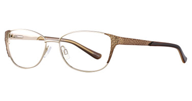 Takumi Eyeglasses TK993 Satin Gold & Brown/10