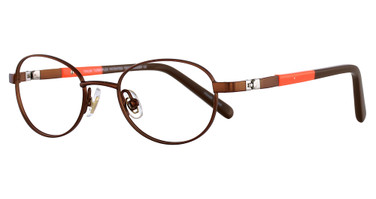 Takumi Eyeglasses TK988 Stn Brown/Brown & Coral/10