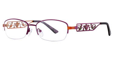Encore Vision Eyeglasses Daisy Fuchsia/Orange