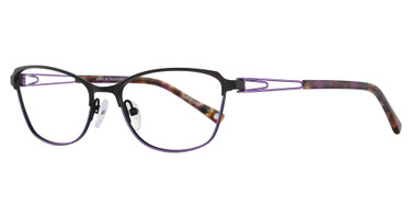 Bulova Eyewear Eyeglasses Kitty Hawk Black/Purple