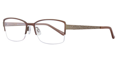 Easyclip Eyeglasses EC370 Matt Copper & Light Brown/10