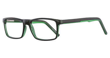 Continental Optical Imports Eyeglasses See N' Be Seen 39 Black/Forest Green