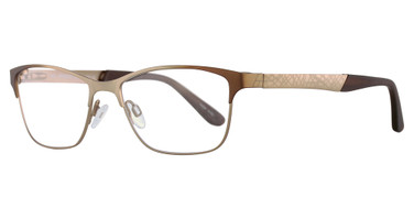 Manhattan Design Studio Eyeglasses S3321 Satin Brown & Light Brown/10