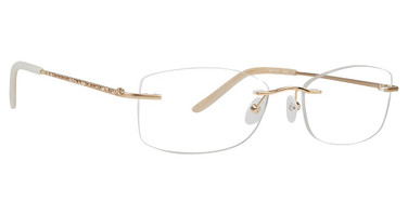 Totally Rimless Eyeglasses Briolette(250) Gold/GOLD