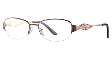 Easyclip Eyeglasses EC391 Satin Brown/10
