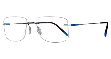 Silhouette Eyeglasses 5500 BJ Ruthenium/Ocean/6660