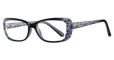 Enhance Eyeglasses 4001 Black Leopard