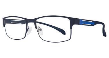 Global Optique Eyeglasses M9050 Matte Navy Blue
