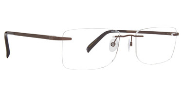 Totally Rimless Eyeglasses TR 261 Accolade Brown/BRWN