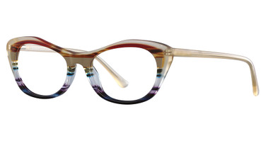 Paradox Eyeglasses P5037 Crystal Beige & Red & Blue & Purple/10