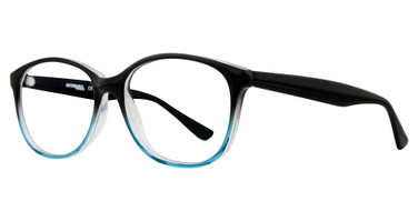Affordable Designs Eyeglasses Heather Black Blue