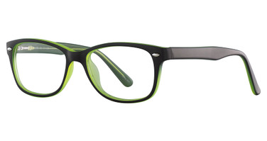 Continental Optical Imports Eyeglasses See N' Be Seen 68 Black/Lime