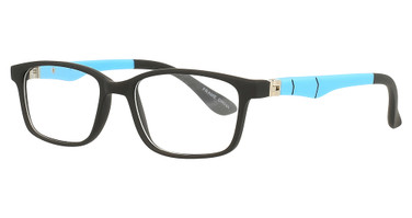 Zimco Eyeglasses RTOO 405 Black/Blue Rubber