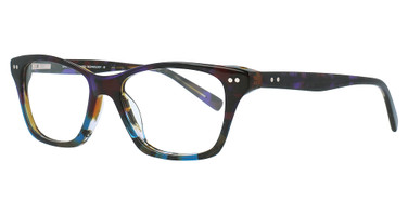 Easyclip Eyeglasses EC453 Violet & Amber & Blue/80