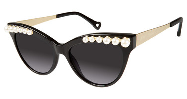 BETSEY JOHNSON Eyeglasses KITTY PEARLS BLACK/BLK