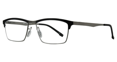 AirMag Eyeglasses AIRMAG A6354 Black Steel/C1