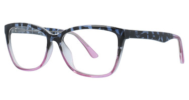 Lido West Eyeworks Eyeglasses CRAFT BLK/TO/PURPLE