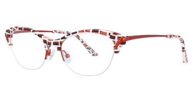 Paradox Eyeglasses P5043 Red & White/30