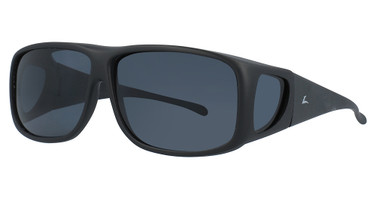 Hilco Eyeglasses LEADER FITOVER: DEVON Matte Black