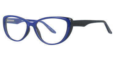 4U Eyeglasses US89 BLUE/ BLACK