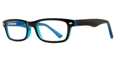 Global Optique Eyeglasses KP520 BLACK/BLUE