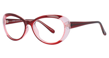 Orbit Eyeglasses 5558 BURGUNDY/CRYSTAL