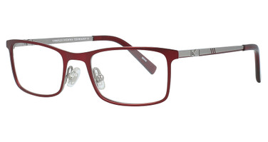 Easyclip Eyeglasses EC492 Matt Red & Matt Silver/30