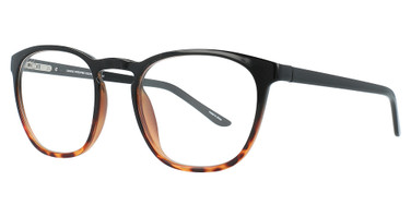 Cargo Eyeglasses C5051 Demi Amber & Black/10