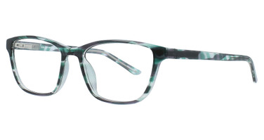 Cool Clip Eyeglasses CC841 Blue-Green Marbled/50