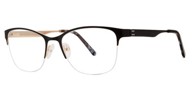 Genevieve Boutique Eyeglasses Flair matte black/gold